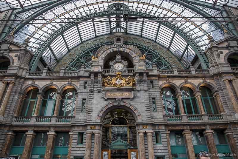 Antwerp central station interiors