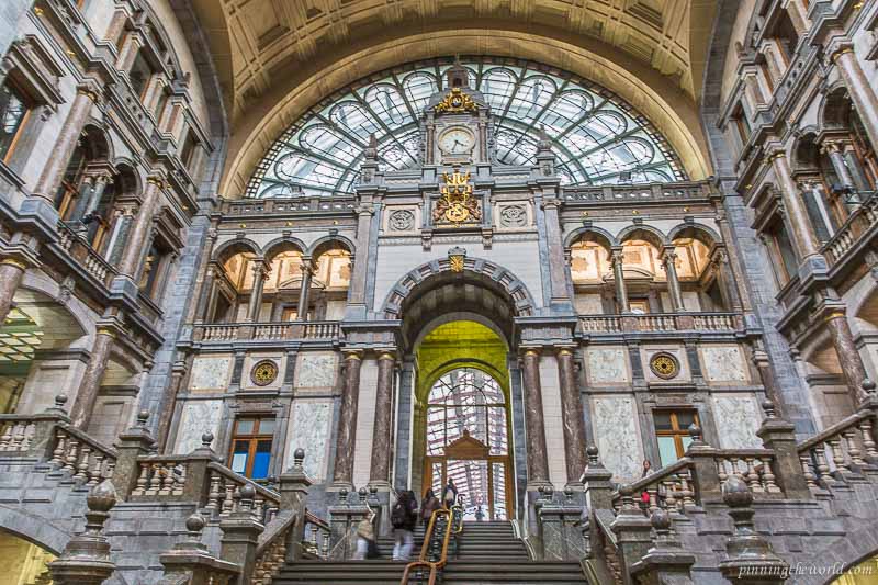 Antwerp central station staircase