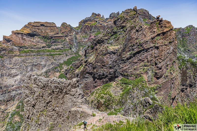 PR1 hike path central mountain range Madeira